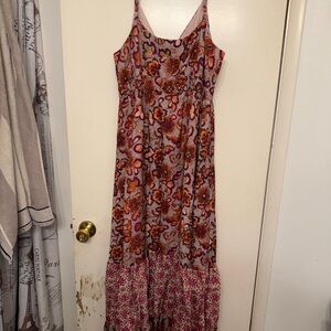 Forever 21 Floral Maxi Dress - Pink and Purple